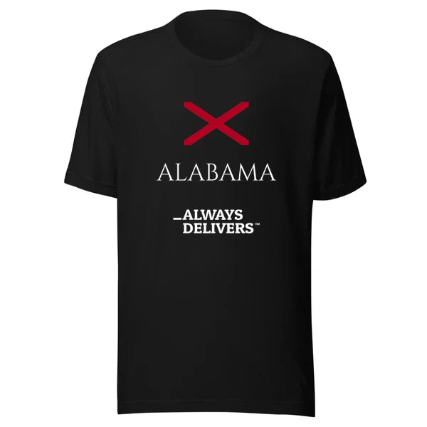 alabama-always-delivers-tee|tee|black
