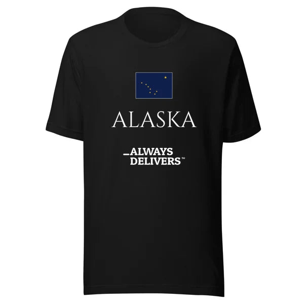 alaska-always-delivers-tee|tee|black
