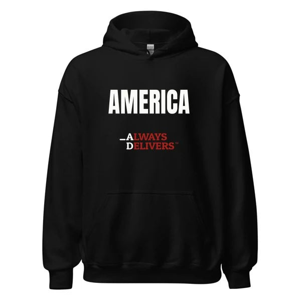 america-always-delivers-hoodie|hoodie|black