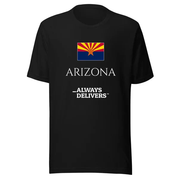 arizona-always-delivers-tee|tee|black