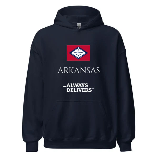 arkansas-always-delivers-hoodie|hoodie|navy