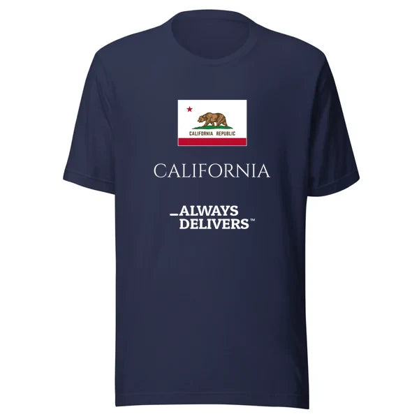 california-always-delivers-tee|tee|navy