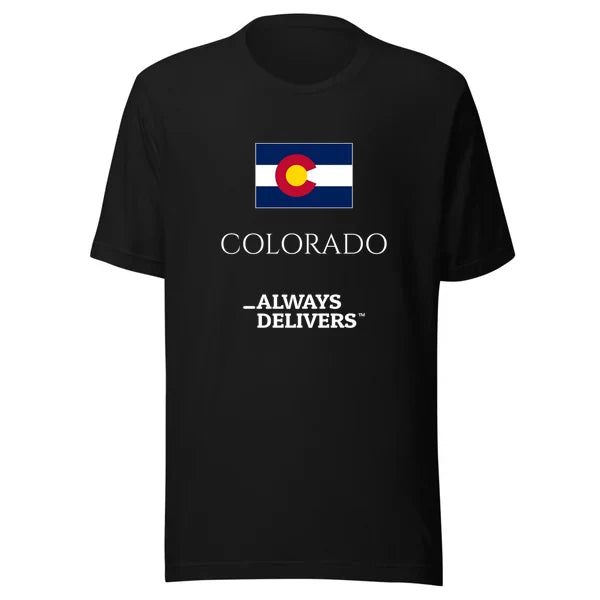 colorado-always-delivers-tee|tee|black