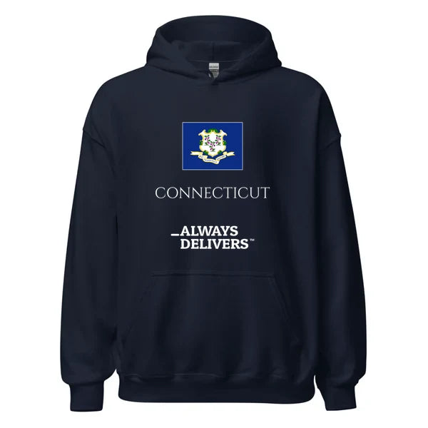 connecticut-always-delivers-hoodie|hoodie|navy