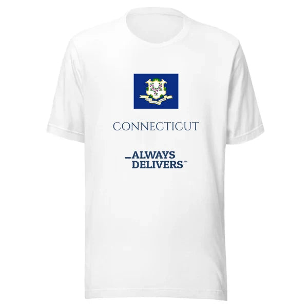 connecticut-always-delivers-tee|tee|white
