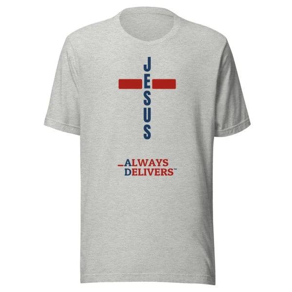 cross-always-delivers-tee|tee|heather