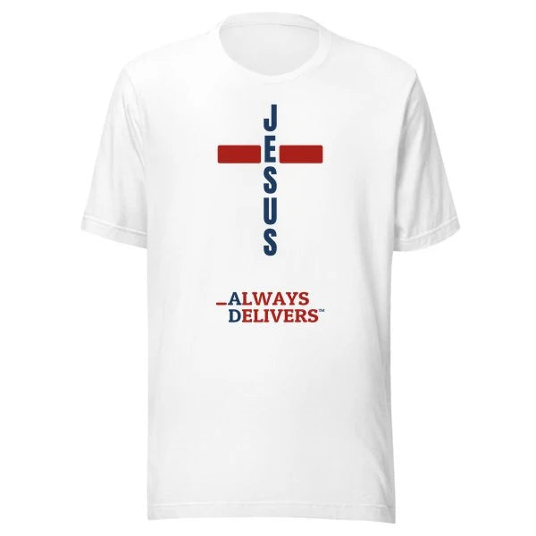 cross-always-delivers-tee|tee|white
