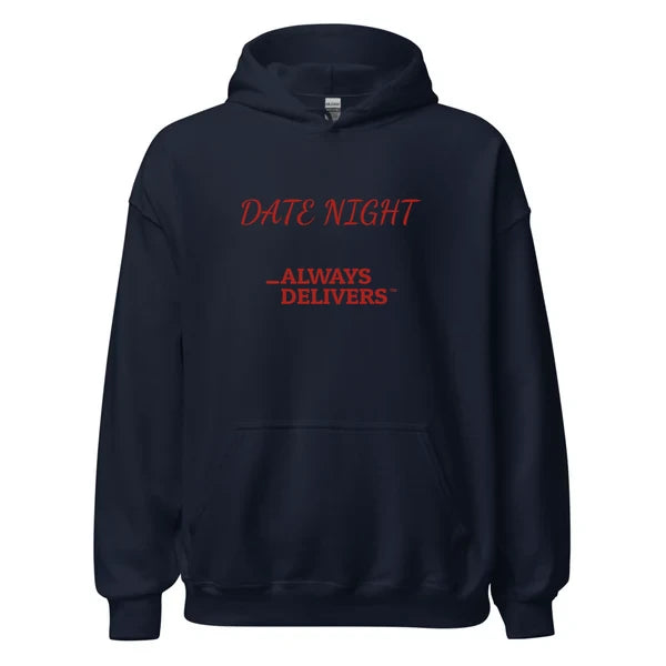 datenight-always-delivers-hoodie|hoodie|navy