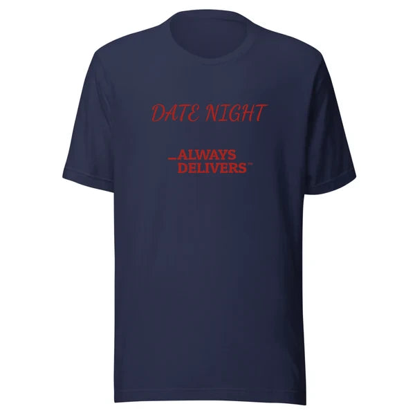 datenight-always-delivers-tee|tee|navy