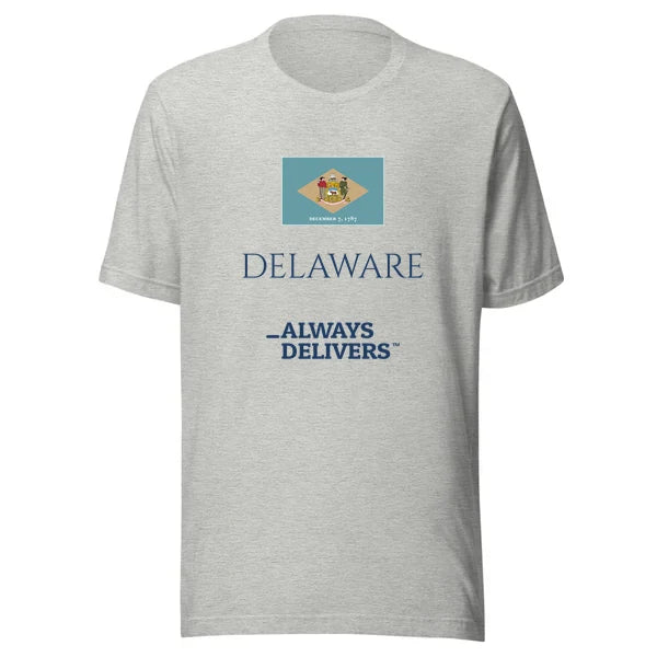 delaware-always-delivers-tee|tee|heather