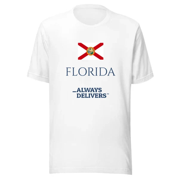 florida-always-delivers-tee|tee|white