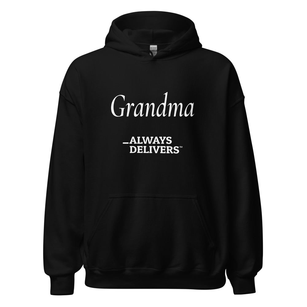 Grandma Elegant — White ink — Black