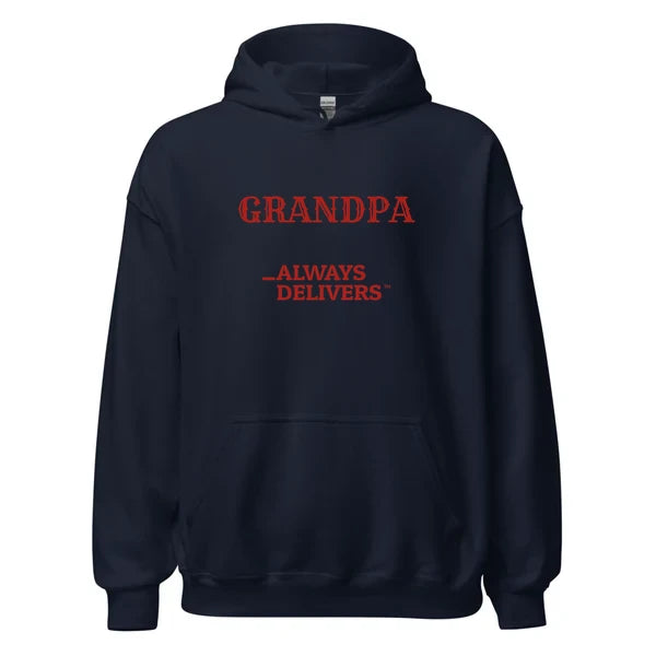 grandpa-always-delivers-hoodie|hoodie|navy