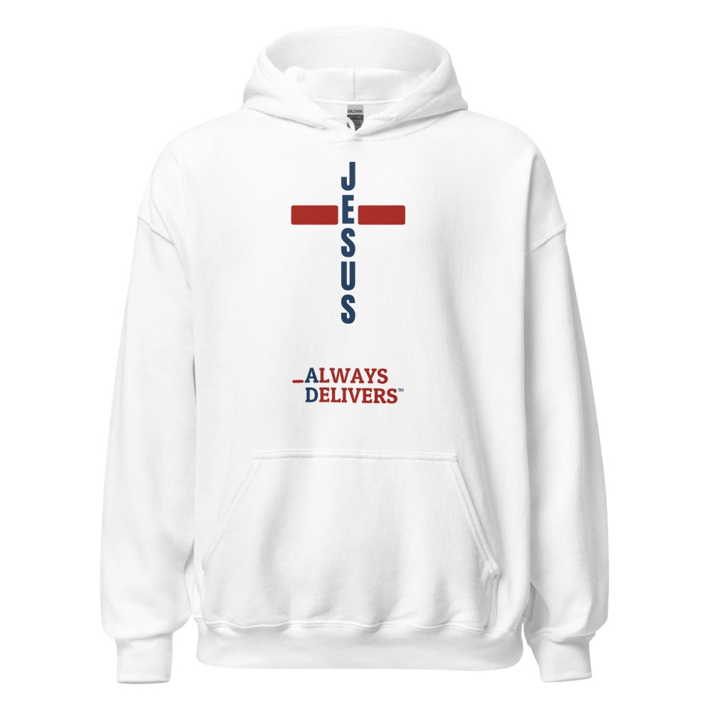 Cross Always Delivers Jesus Cross White Full Color