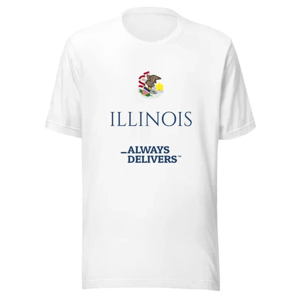 illinois-always-delivers-tee|tee|white