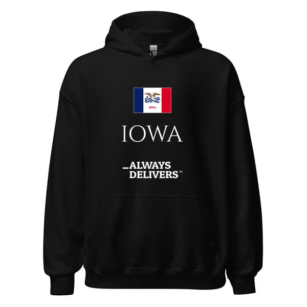 iowa-always-delivers-hoodie|hoodie|black