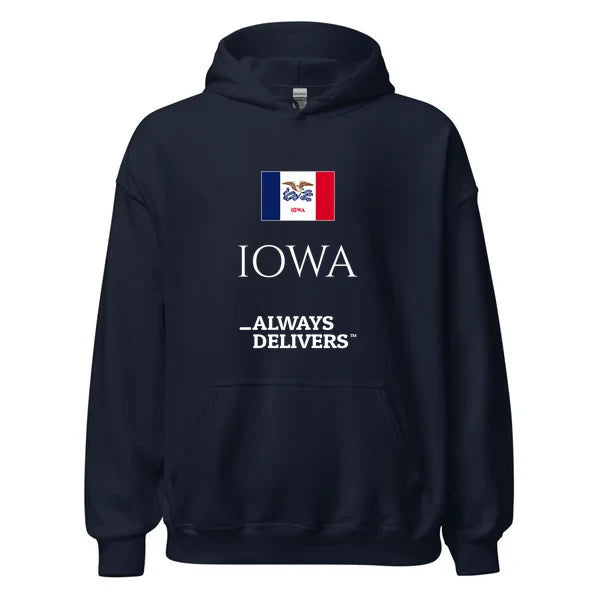 iowa-always-delivers-hoodie|hoodie|navy