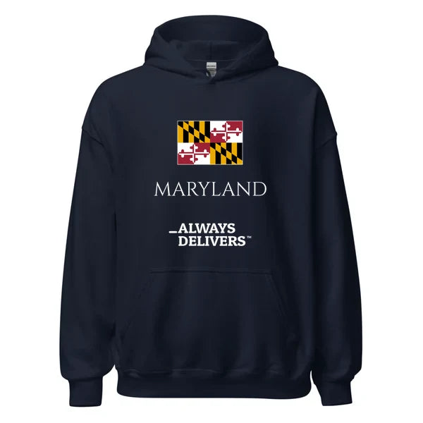 maryland-always-delivers-hoodie|hoodie|navy