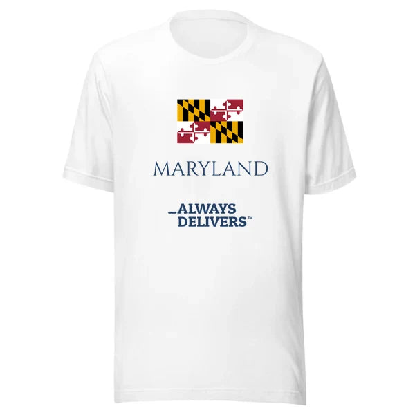 maryland-always-delivers-tee|tee|white