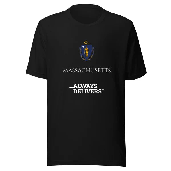 massachusetts-always-delivers-tee|tee|black