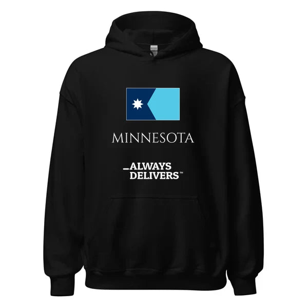 minnesota-always-delivers-hoodie|hoodie|black