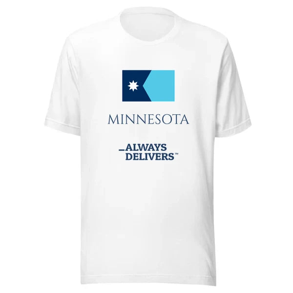 minnesota-always-delivers-tee|tee|white