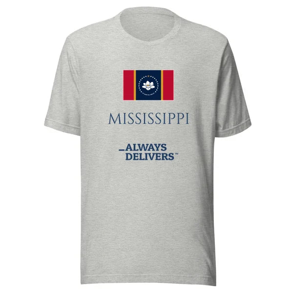 mississippi-always-delivers-tee|tee|heather