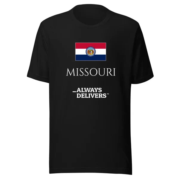 missouri-always-delivers-tee|tee|black