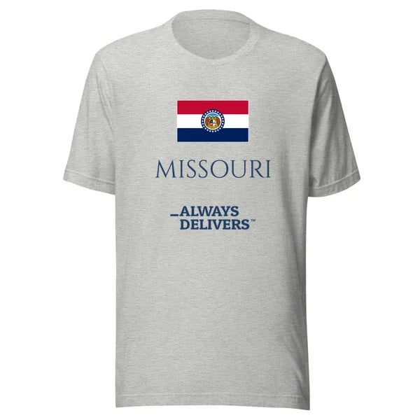 missouri-always-delivers-tee|tee|heather