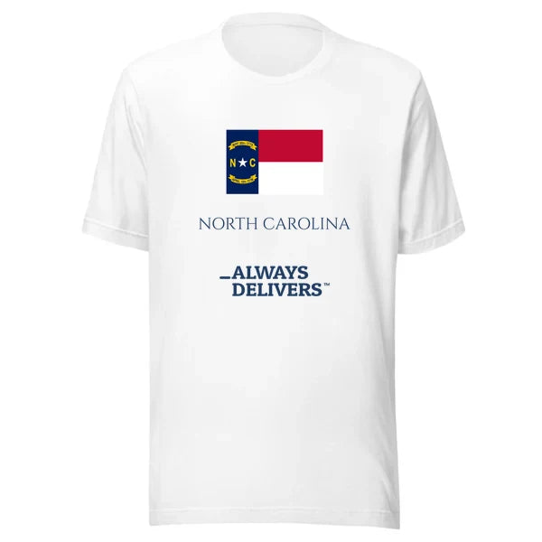 northcarolina-always-delivers-tee|tee|white