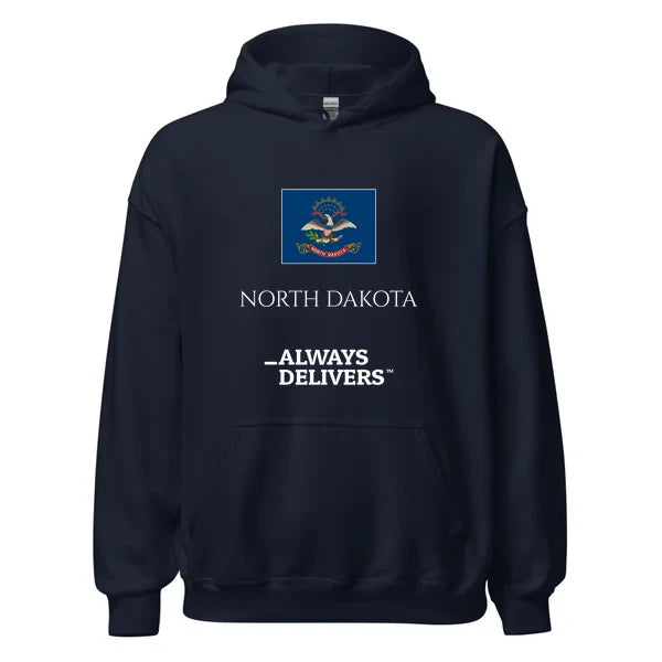 northdakota-always-delivers-hoodie|hoodie|navy
