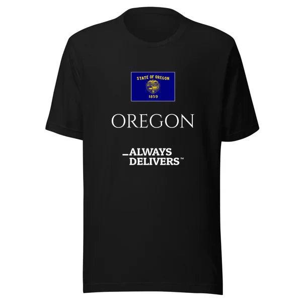 oregon-always-delivers-tee|tee|black