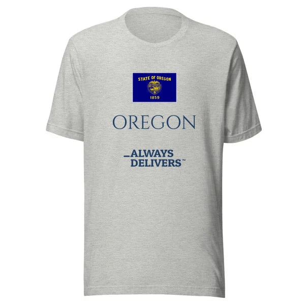 oregon-always-delivers-tee|tee|heather