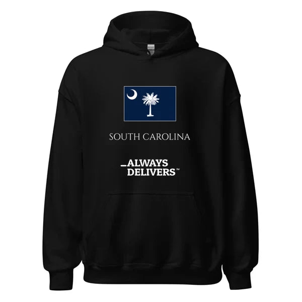 southcarolina-always-delivers-hoodie|hoodie|black