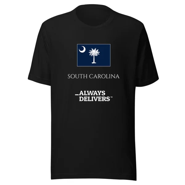 southcarolina-always-delivers-tee|tee|black