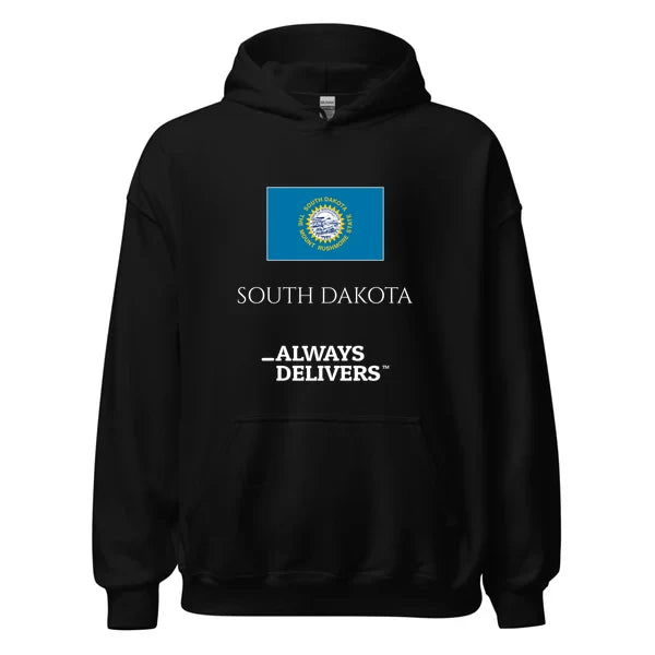 southdakota-always-delivers-hoodie|hoodie|black