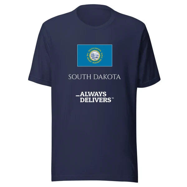 southdakota-always-delivers-tee|tee|navy