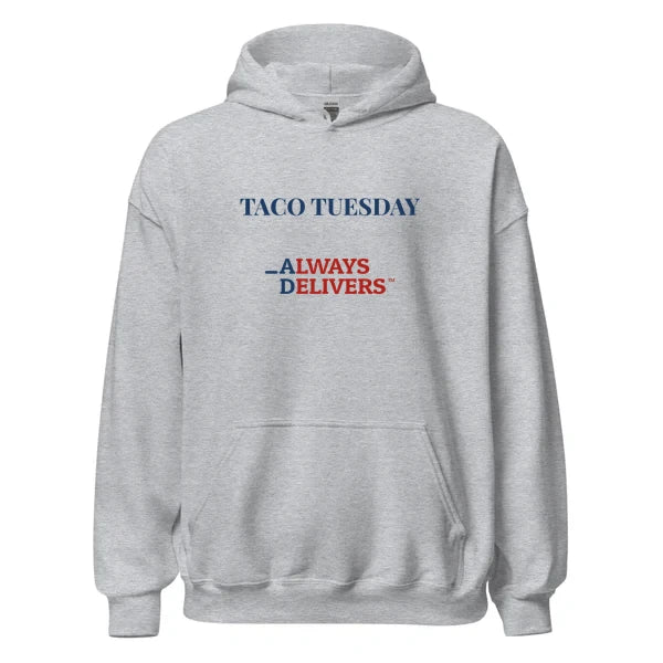 taco-always-delivers-hoodie|hoodie|heather