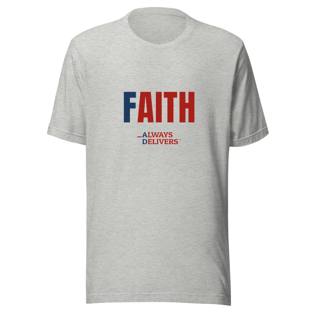 Faith Tee Strong Athletic Heather