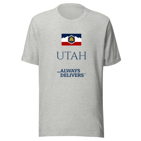 utah-always-delivers-tee|tee|heather