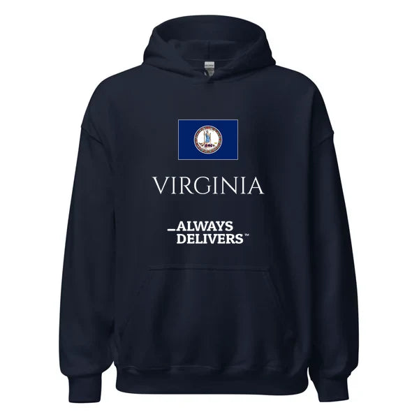 virginia-always-delivers-hoodie|hoodie|navy