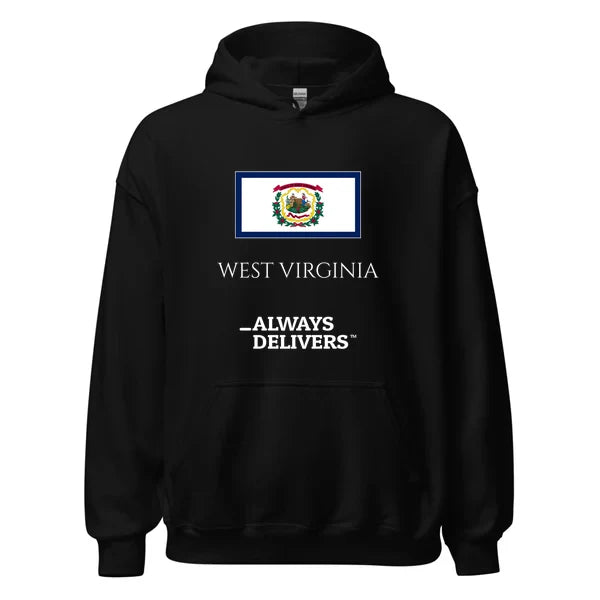 westvirginia-always-delivers-hoodie|hoodie|black